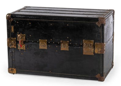 A Vintage Hartmann Cushion Top Wardrobe Trunk