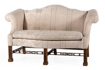 Chinese Chippendale Style Sofa by Baker Furniture