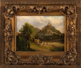 Victor Svaetichin (1877-1942) Oil on Canvas Landscape