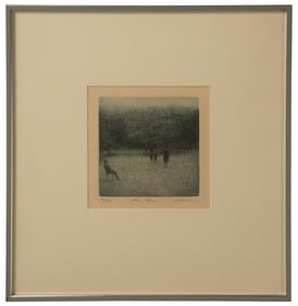 Harold Altman (1924-2003) Four Women Etching