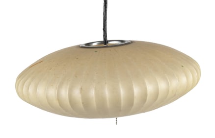 Vintage Mid Century George Nelson Bubble Lamp Fixture