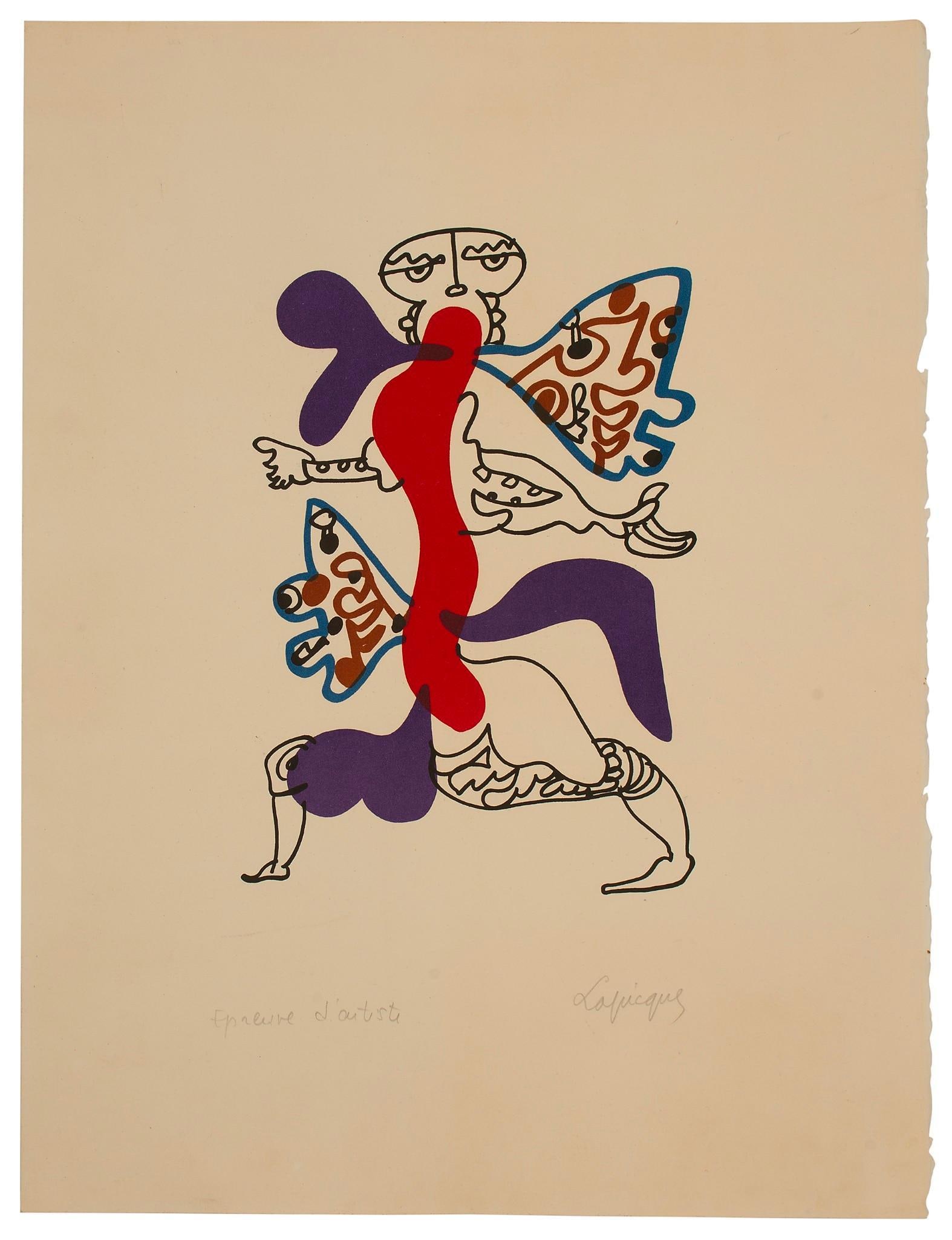 Charles Lapicque 1974 Lithograph (1 of 2)