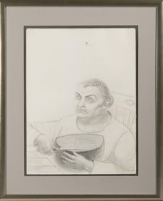 Portrait Sketch by David Miretsky (Russian, B. 1939)