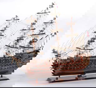 Large Scale H.M.S. Victory Model Ship
