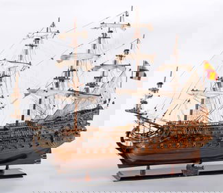 Spanish San Felipe Scale Model Ship