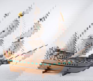 Monumental Ship Model of the Spanish Nuestra Senora de Atocha