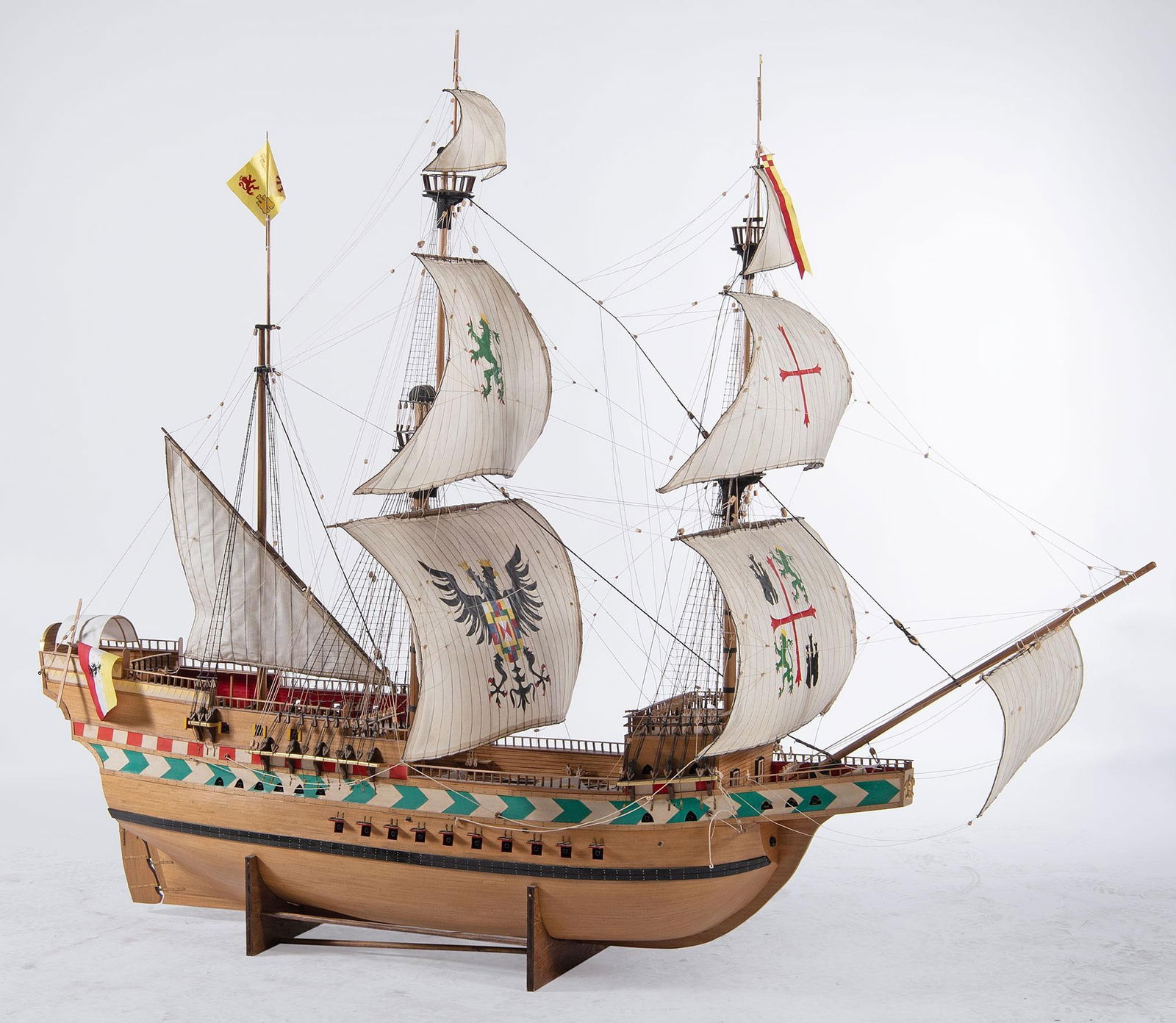 Monumental Ship Model of the Spanish Nuestra Senora de Atocha (1 of 3)
