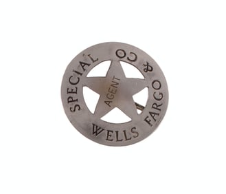 Obsolete Wells Fargo & Co. Special Agent Badge