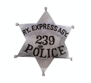 Railway Express Agency Police Badge