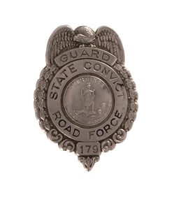 Virginia State Convict Road Force Badge