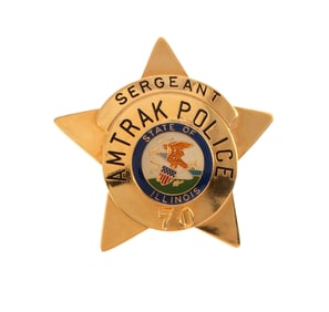 Amtrak Railroad Officers Badge