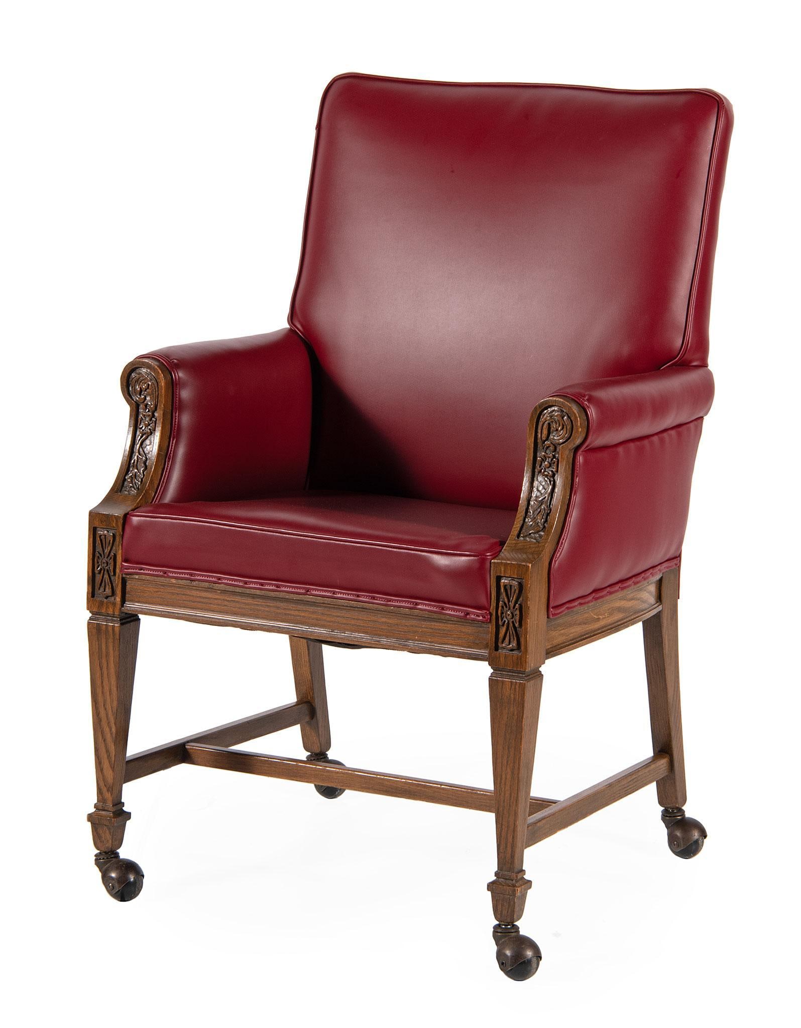 Romweber Viking Oak Library Chair (1 of 2)