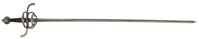 A Good 17th Century Continental Swept Hilt Rapier Circa 1630