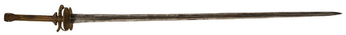 A Fascinating Composite 18th Century Court Sword With Early Triangular Blade