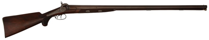 Cased German Double Percussion Shotgun By J.N Eyer