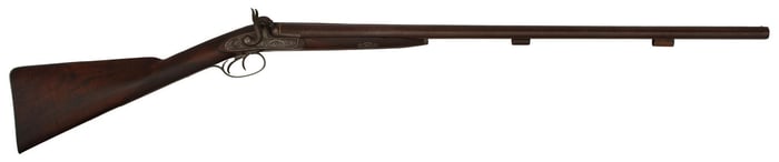 H.W.Mortimer Double Barrel Percussion Shotgun