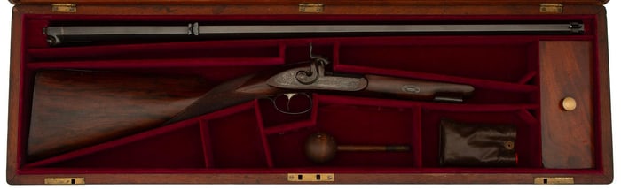 Cased English Sporting Rifle By Scott & Cook