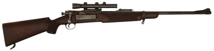**Springfield Krag Rifle Customized By A Gunsmith In the 1930's