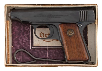 **Duetsche Werke Ortgies Pocket Pistol In Original Box