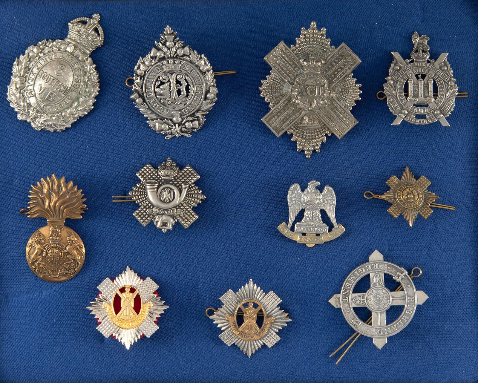 Assorted British Army Medals and Pins, Lot of Twenty-four (1 of 2)