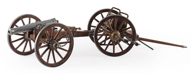 Original Vintage Civil War Cannon of 1861 Dahlgren Model: A cast vintage model of the iconic 1861 Dahlgren cannon, measuring approximately 13 1/4" L x 8 1/2" W x 6 1/4" H. This miniature exhibits impressive detail and craftsmanship, evoking the robust design