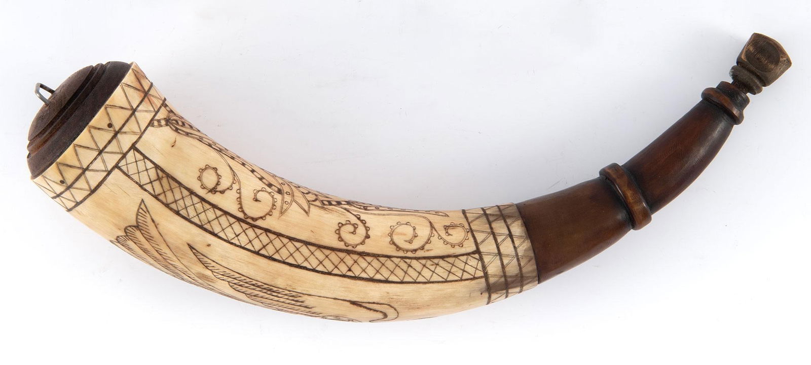 Contemporary Folk Inspired Carved Powder Horn by Rick Froehlich (1 of 3)
