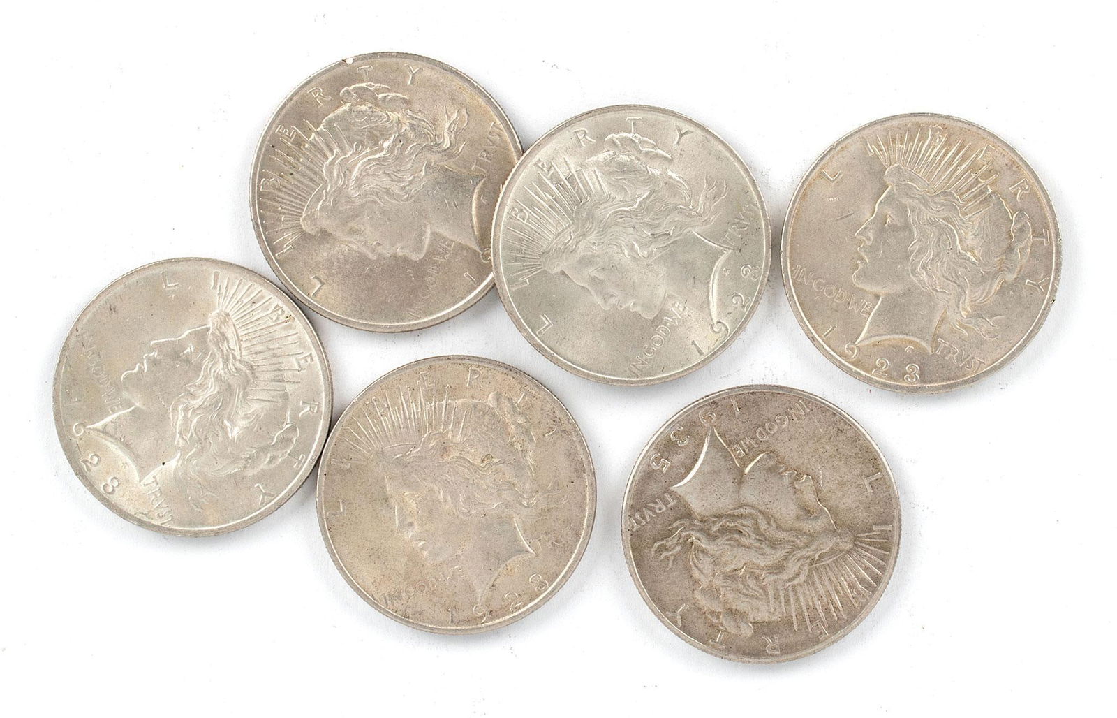 United States Silver Peace Dollar Coins (1 of 2)