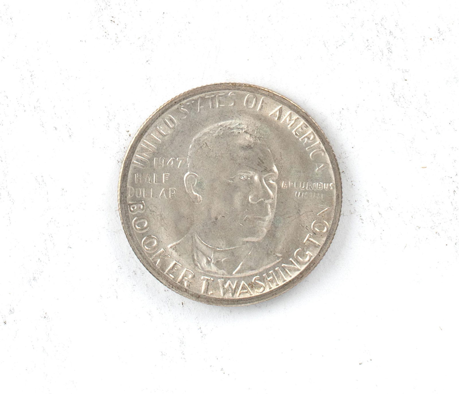 US Booker T. Washington 1947 Silver Commemorative Coin (1 of 2)