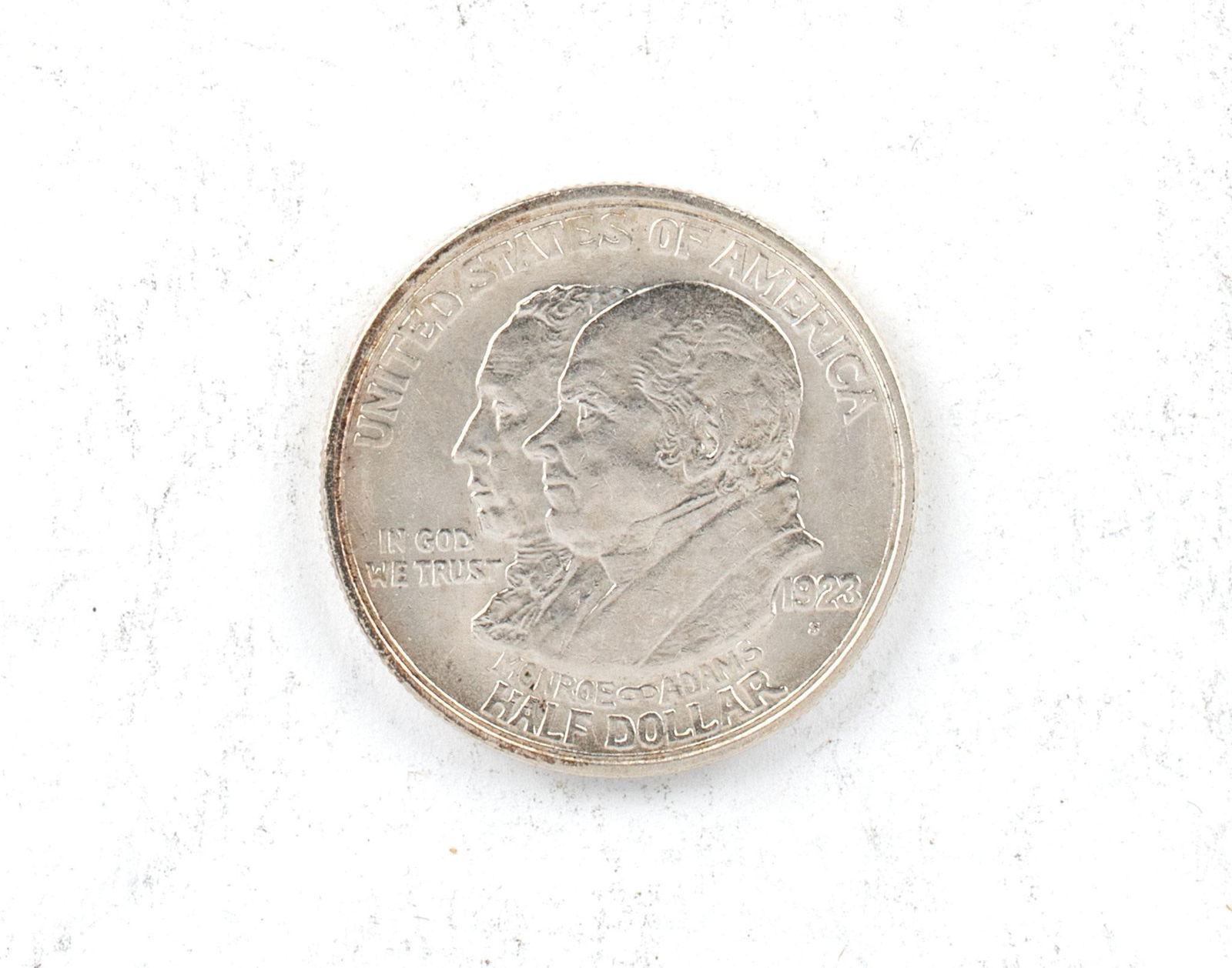 United States Monroe Doctrine 1923 Silver Commemorative Coin (1 of 2)