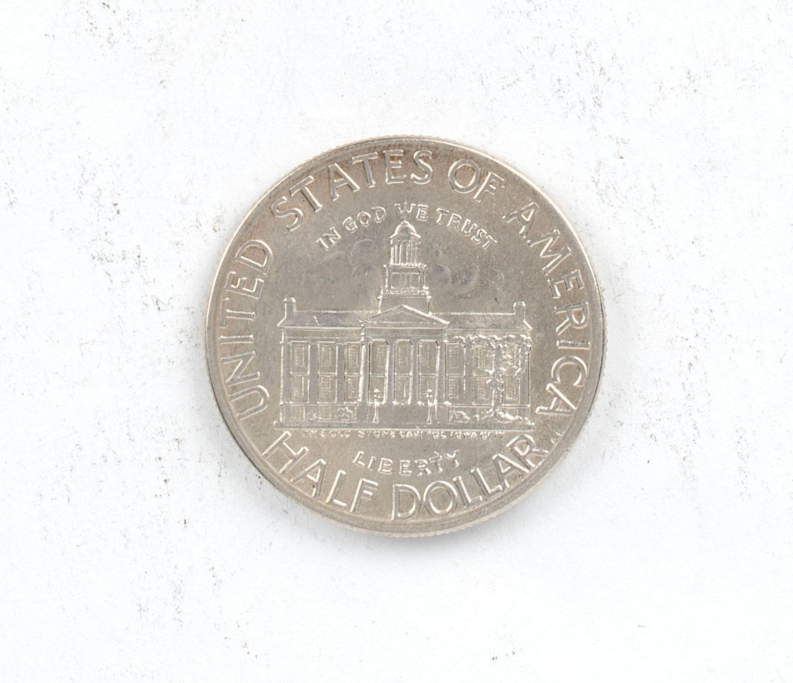 US Iowa Statehood Centennial Commemorative Silver Coin (1 of 2)