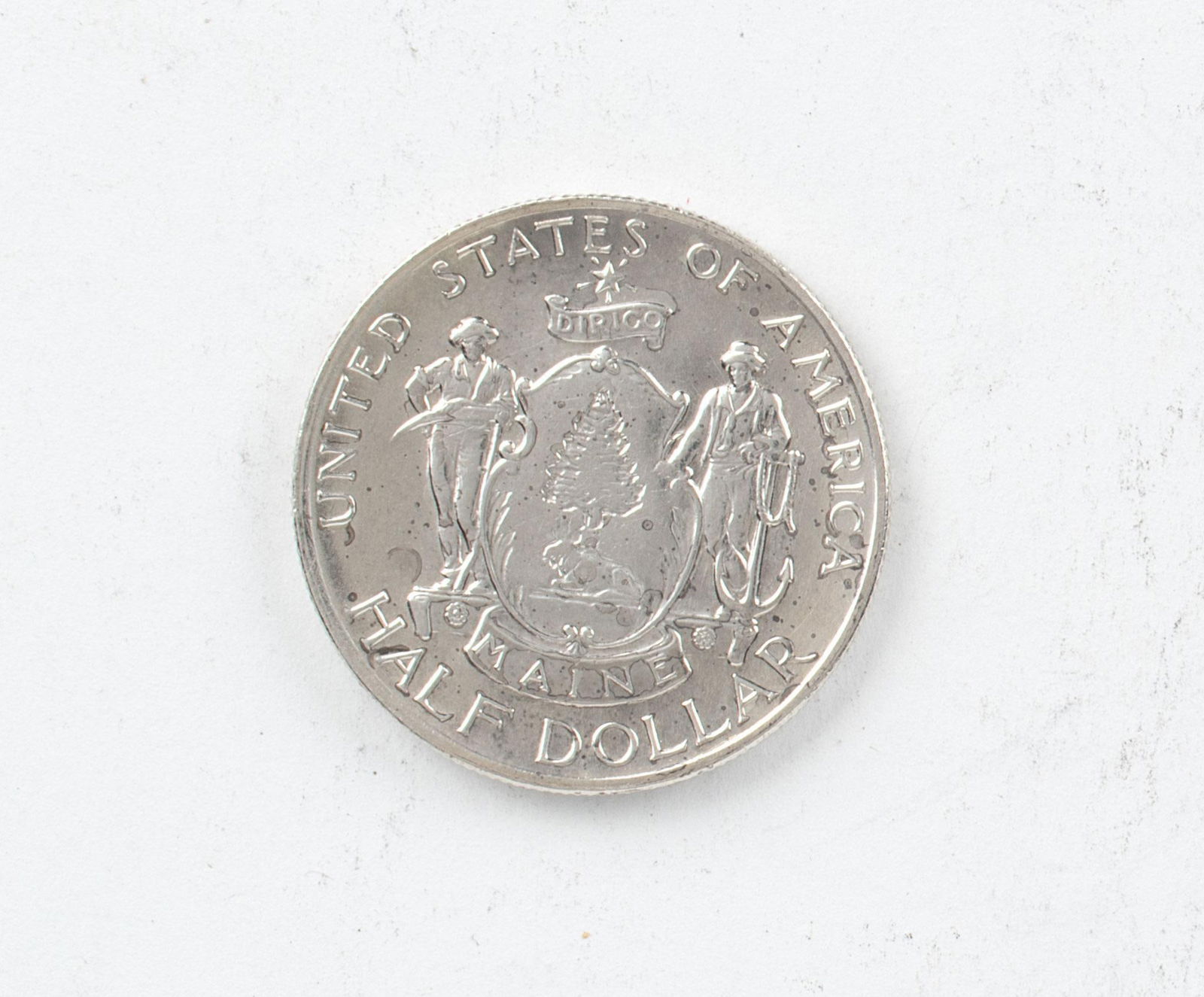 US Maine Centennial 1820-1920 Silver Commemorative Coin (1 of 2)