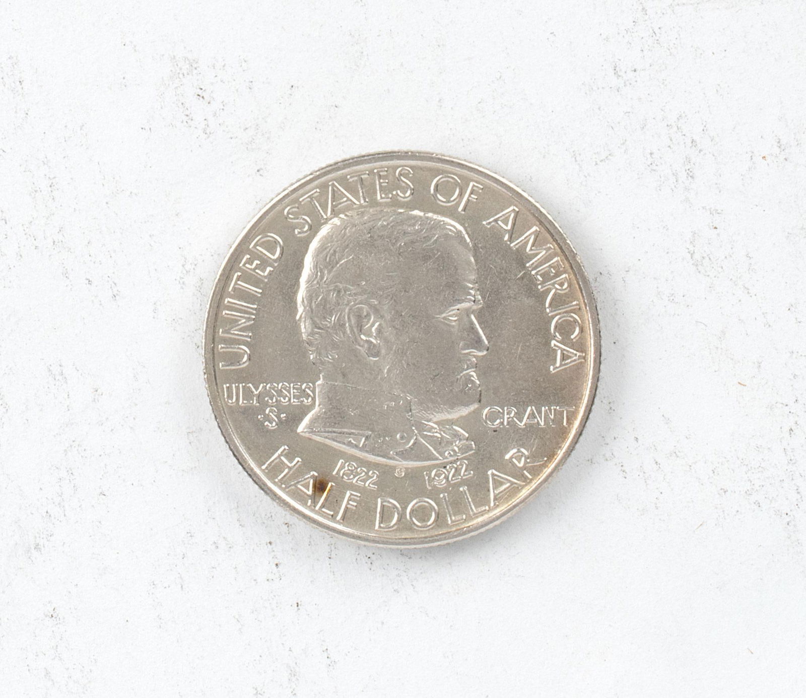 United States 1922 Grant Commemorative Silver Coin (1 of 2)