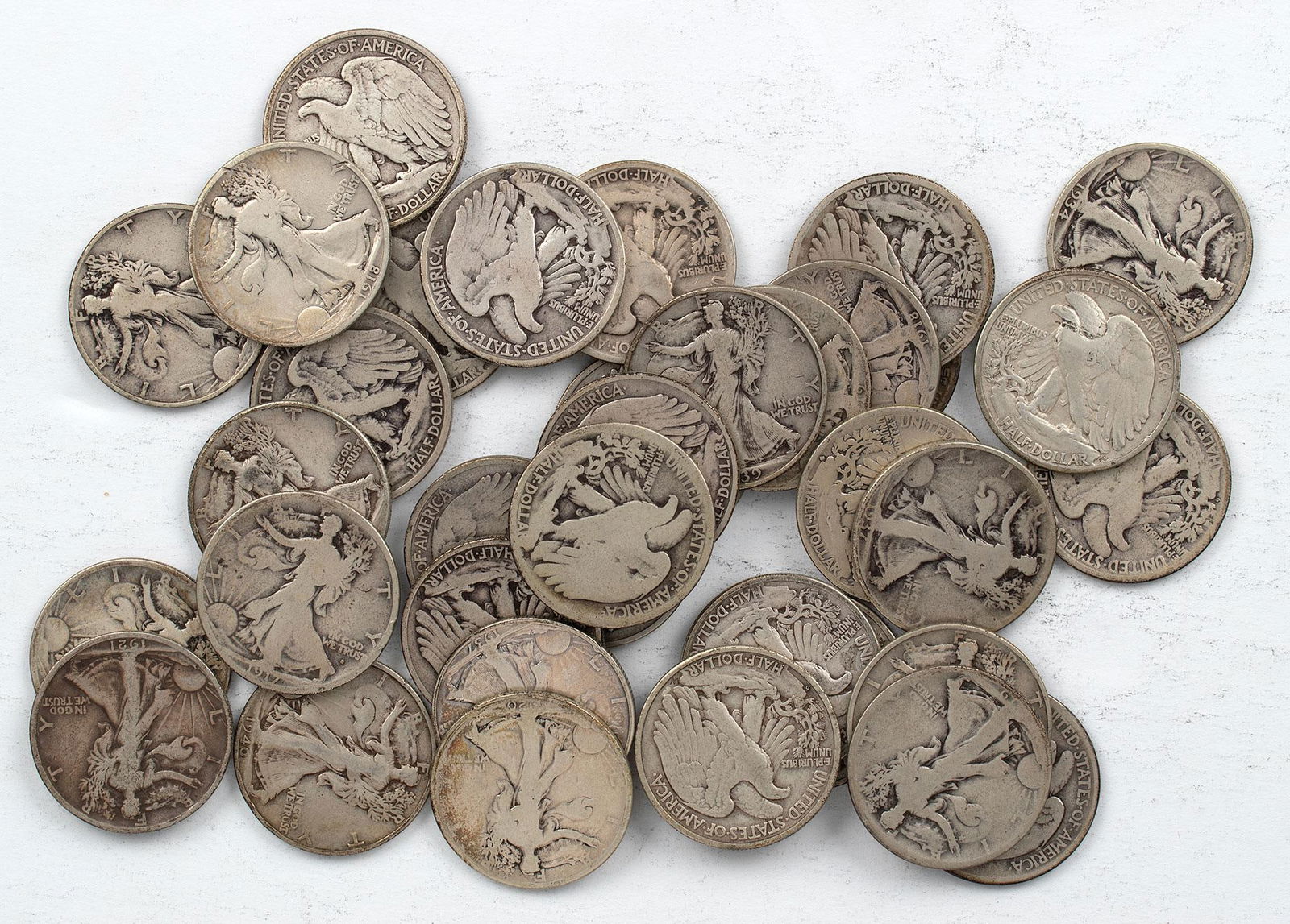 United States Walking Liberty Half Dollar Silver Coins (1 of 1)