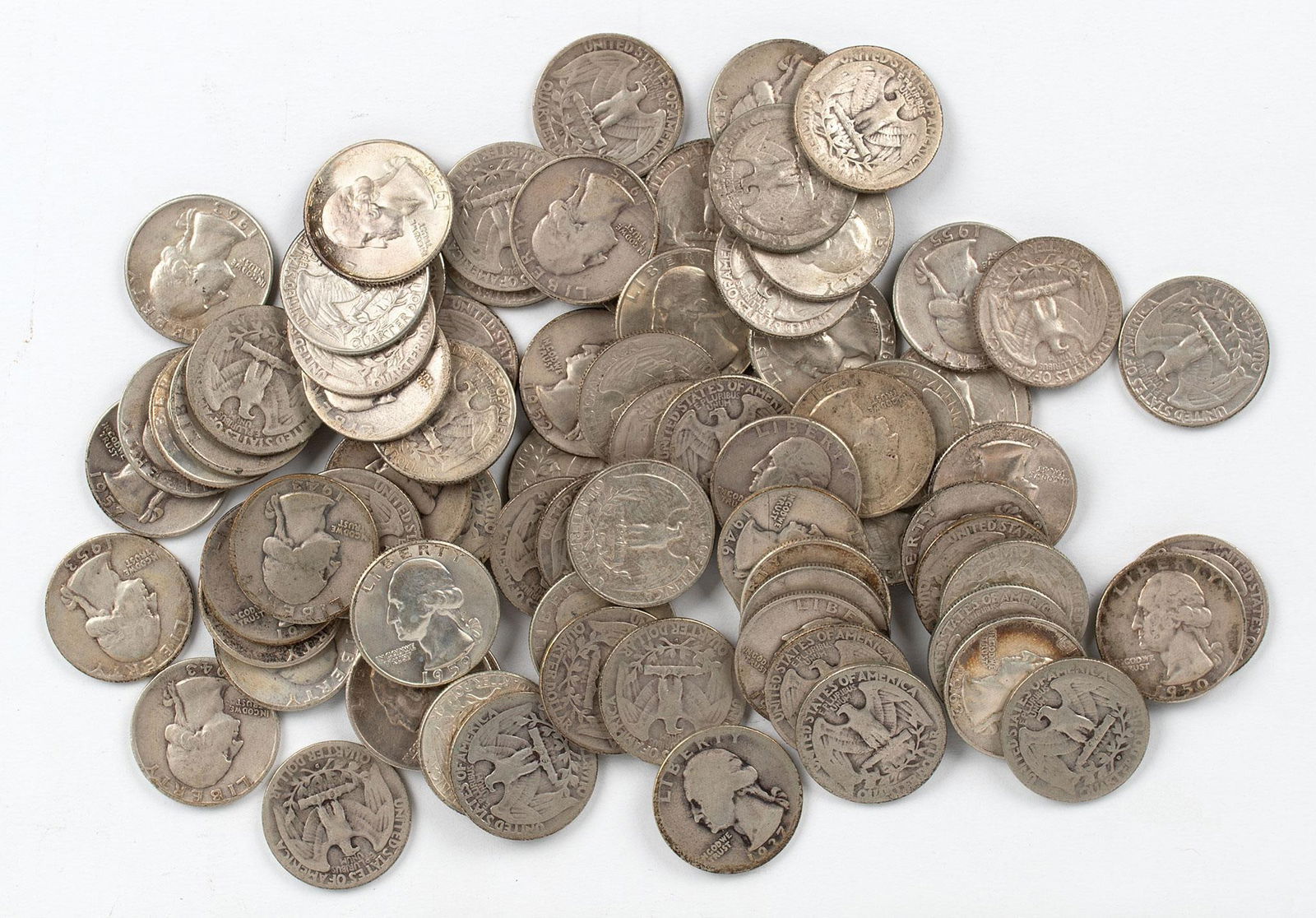 United States Washington Silver Quarters (1 of 2)