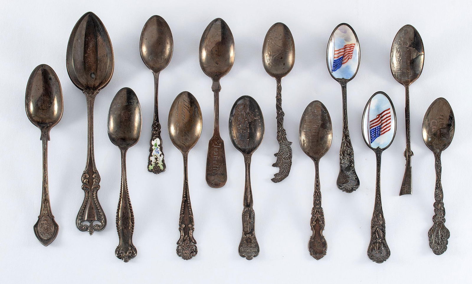 Sterling Silver Souvenir Spoons (1 of 5)
