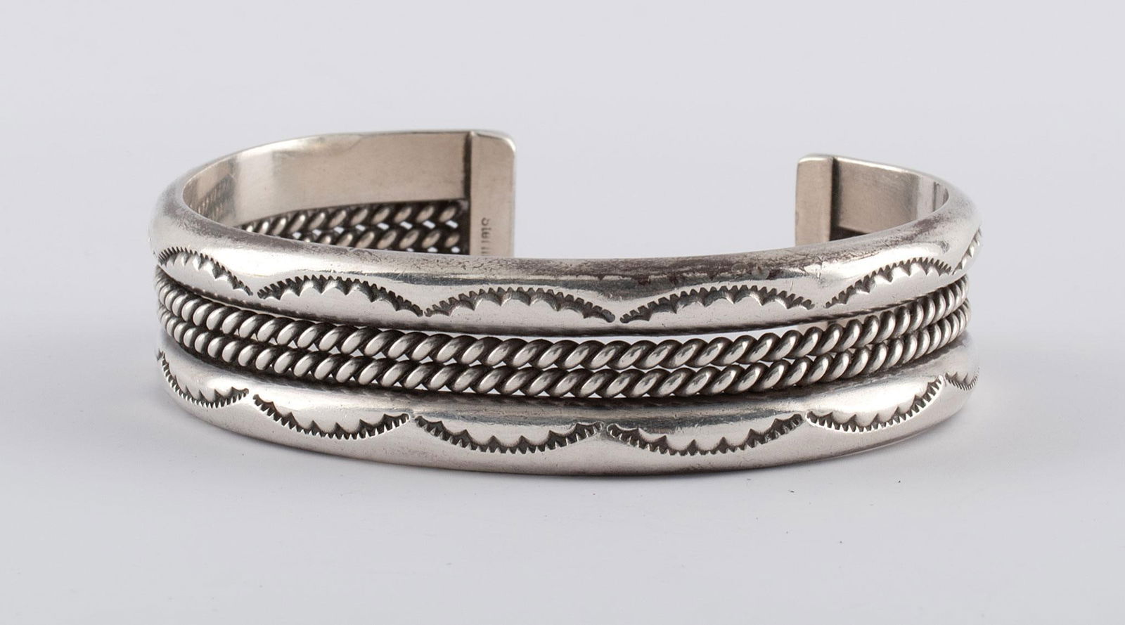 Southwest Sterling Silver Tahe Bracelet (1 of 3)