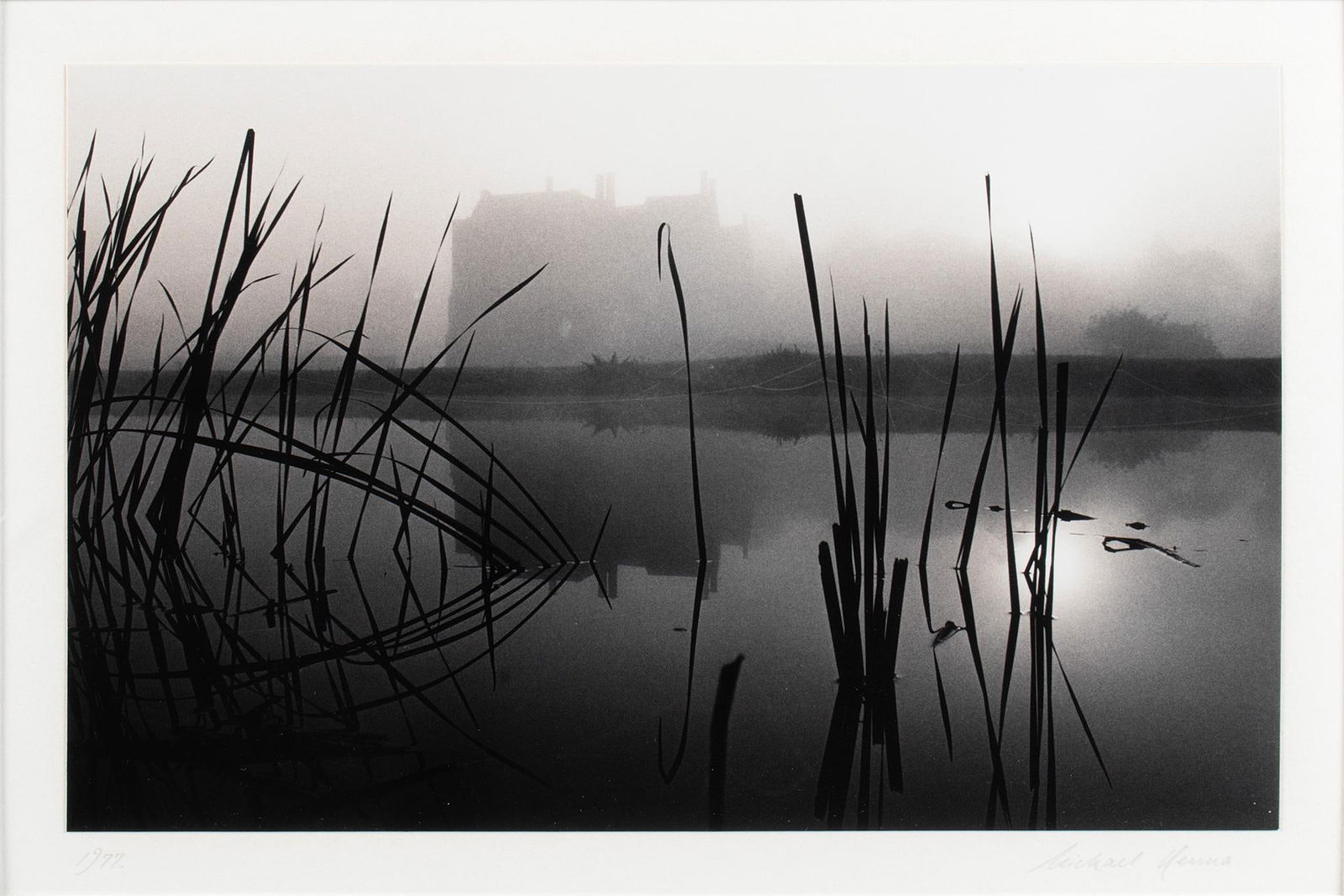 Gelatin Silver Print of Broughton Castle by Michael Kenna (1 of 3)