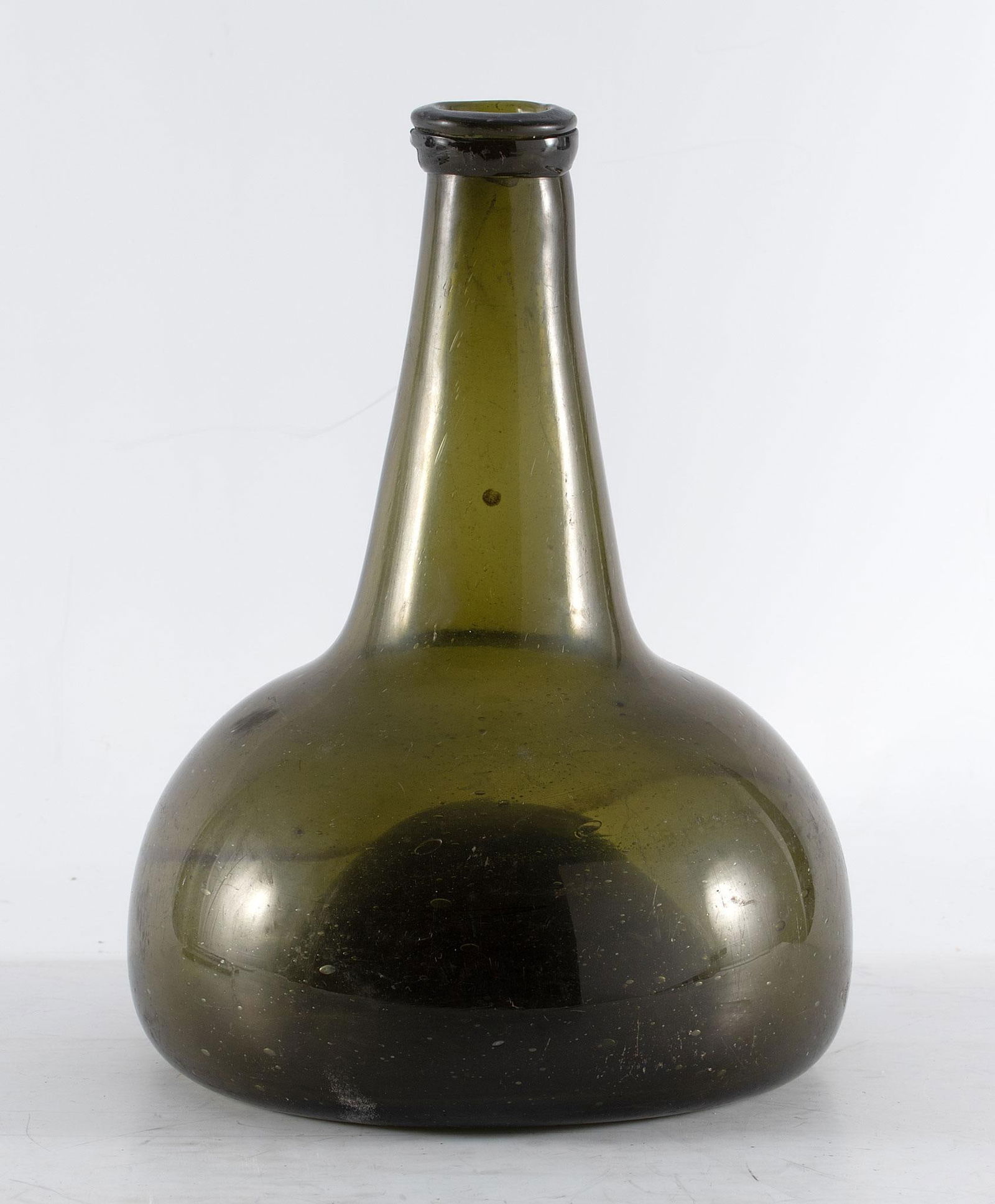 Free-Blown Dutch Onion Bottle (1 of 2)