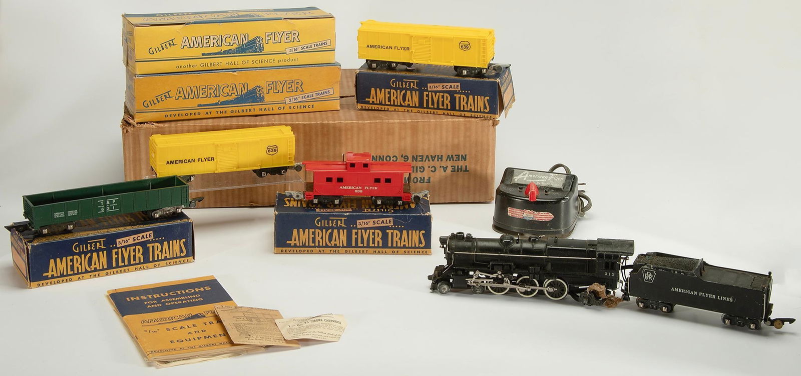 American Flyer 312FS 49 Box Train Set (1 of 5)