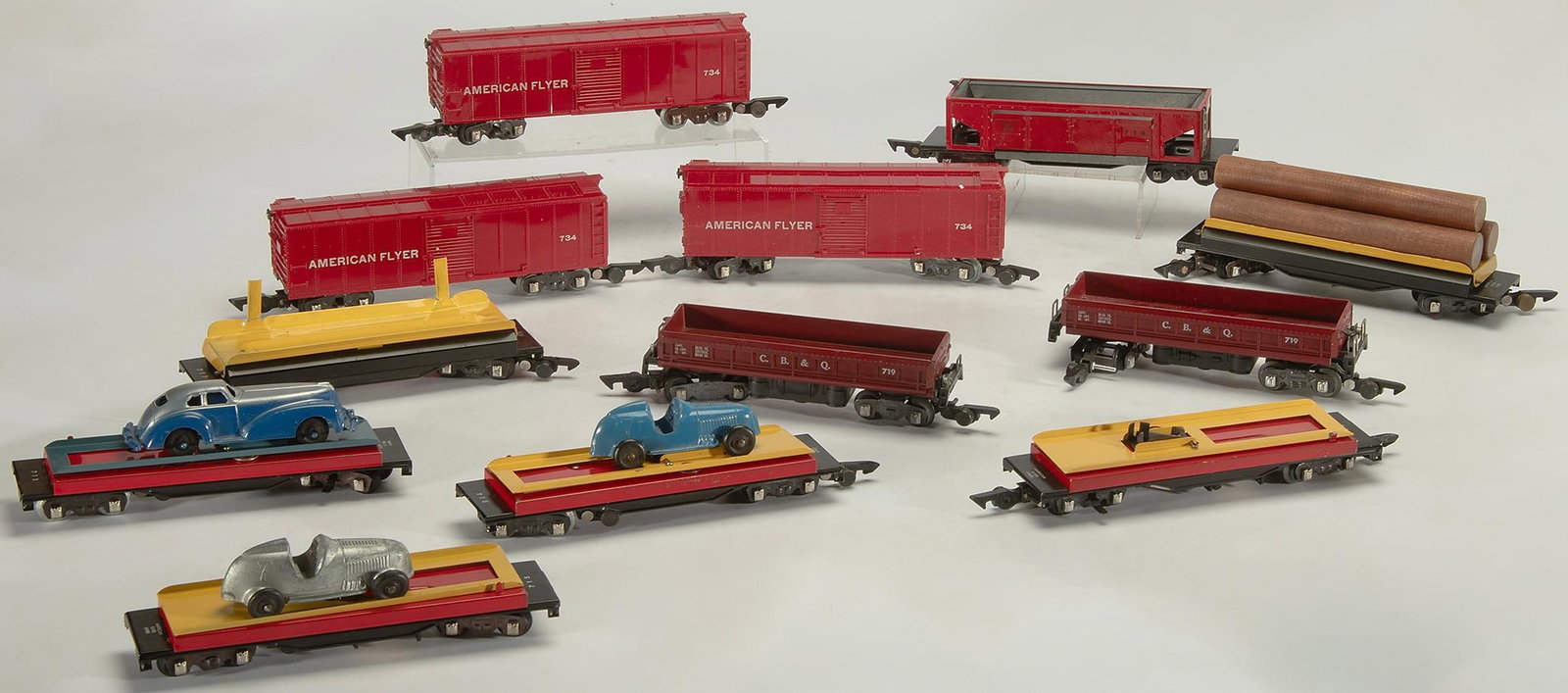 American Flyer Postwar S-Gauge Operating Cars (1 of 2)