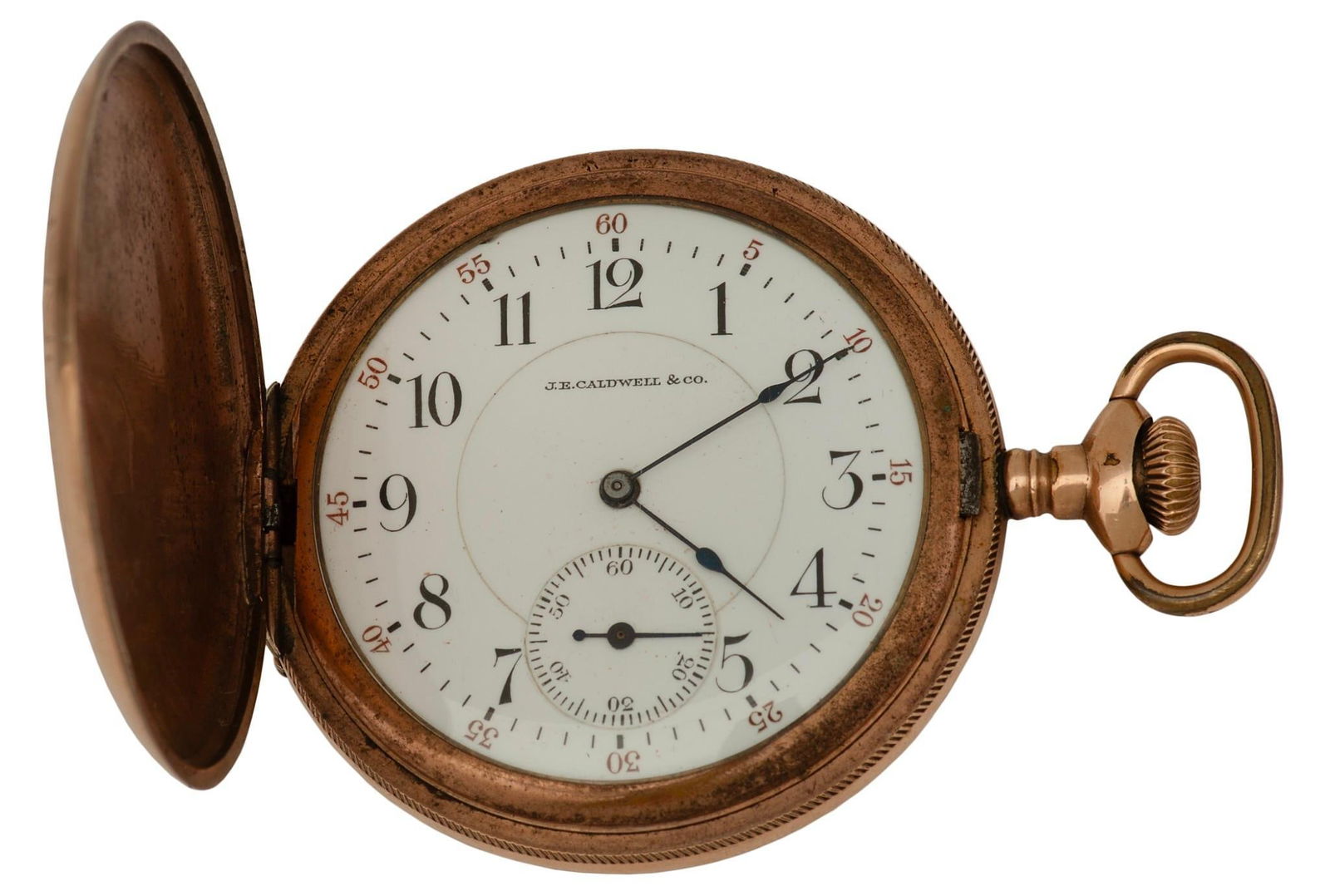 A  J.H Caldwell & Co Pocket Watch (1 of 3)