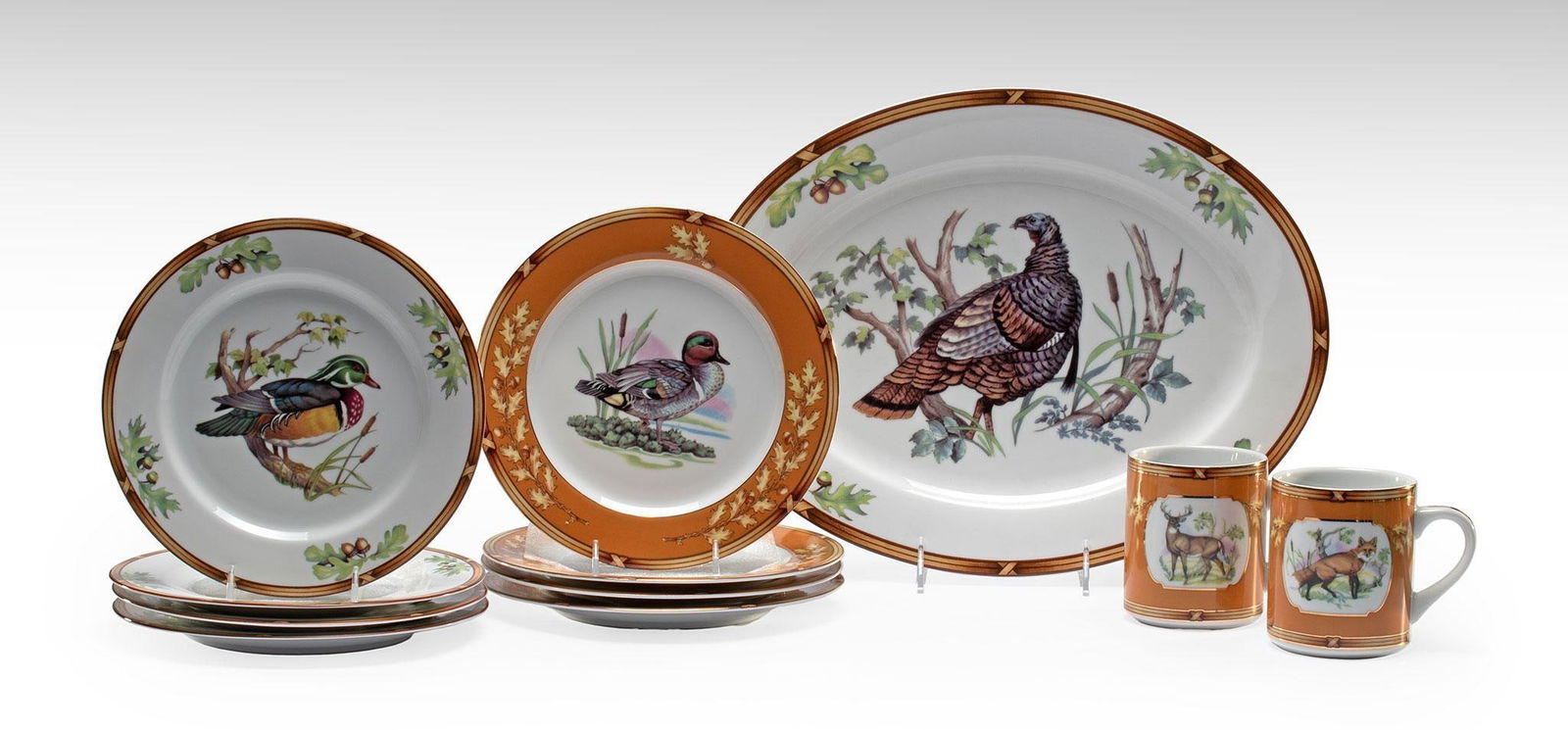 Grouping of Julie Wear American Wildlife Fine Porcelains (1 of 4)
