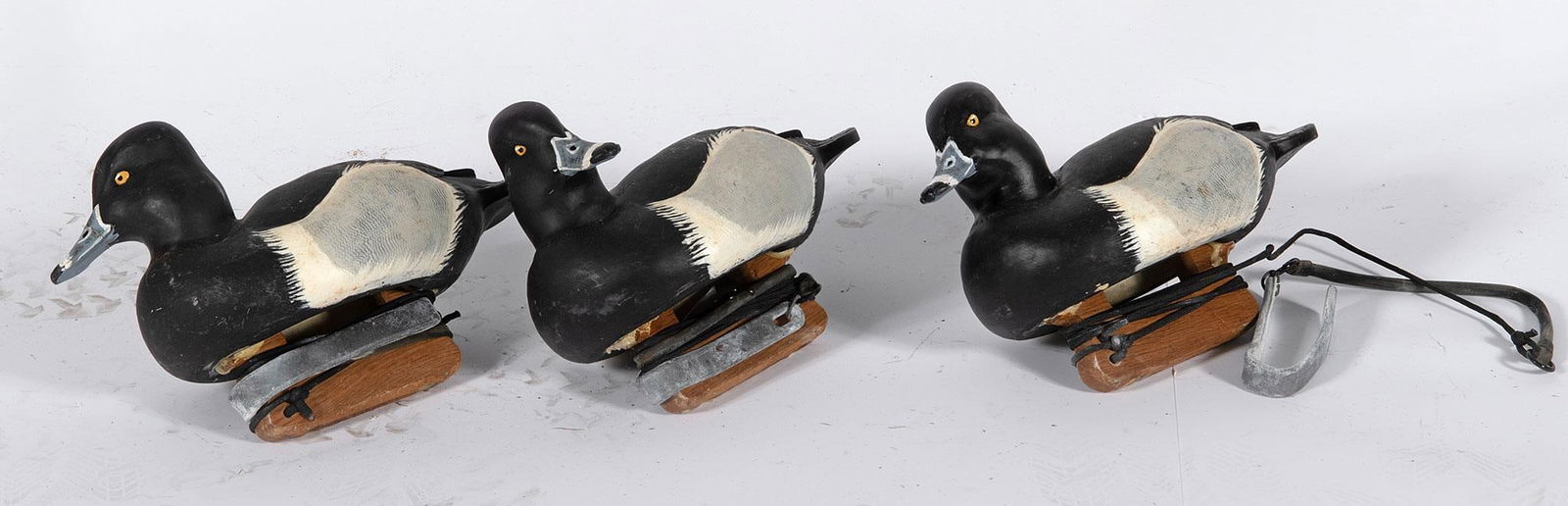 Three Carved and Painted Duck Decoys by R. Danos (1 of 2)