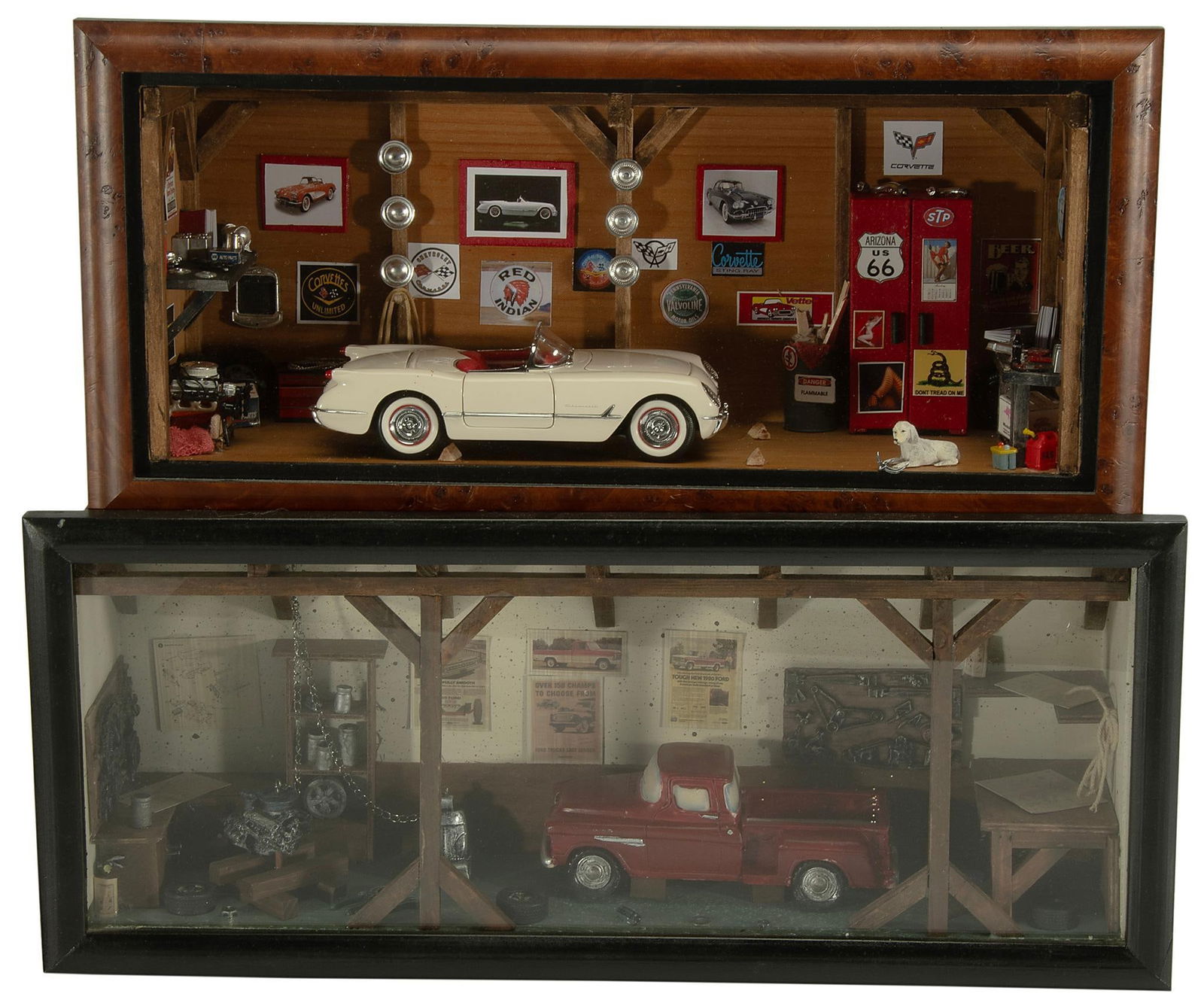 Two Die-Cast Car Dioramas (1 of 3)
