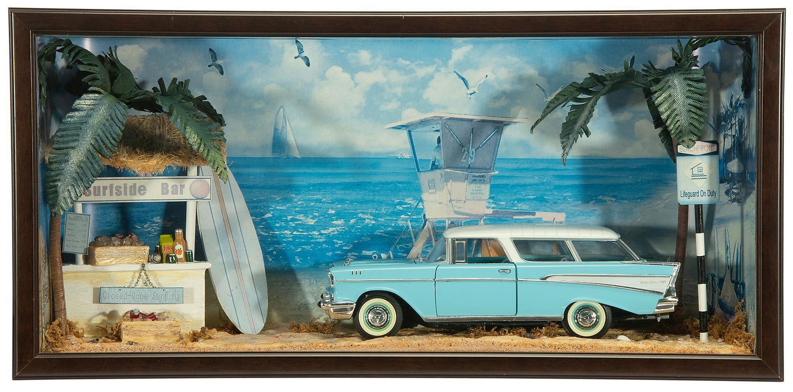 Chevrolet Bel-Air Beach Diorama (1 of 1)