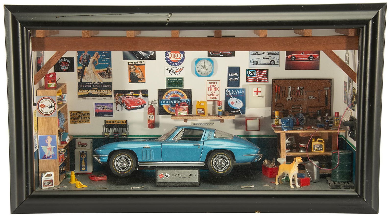 Chevrolet Corvette Car Shop Diorama (1 of 1)