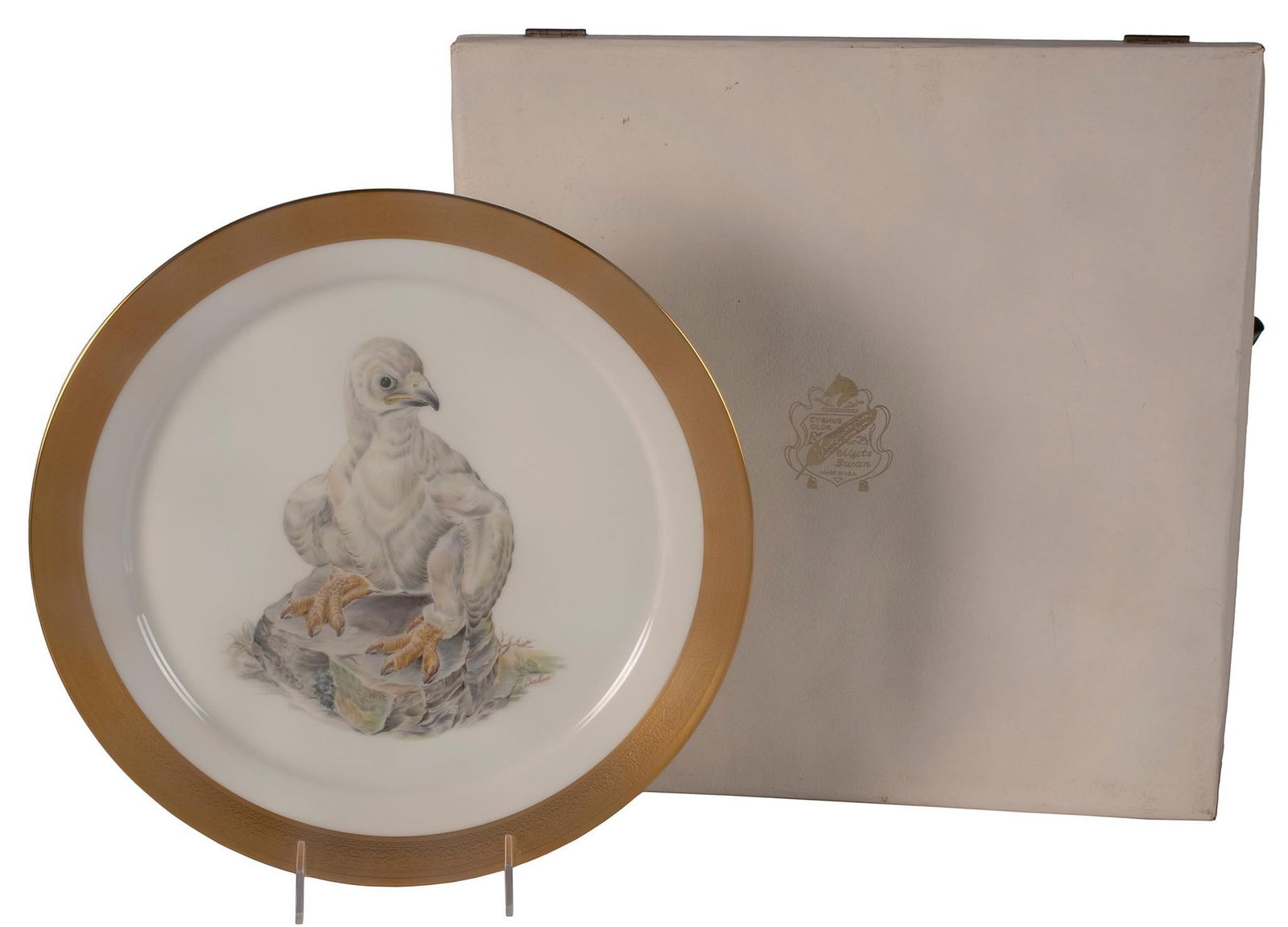Two Limited Edition Boehm Porcelain Commemorative Plates (1 of 4)