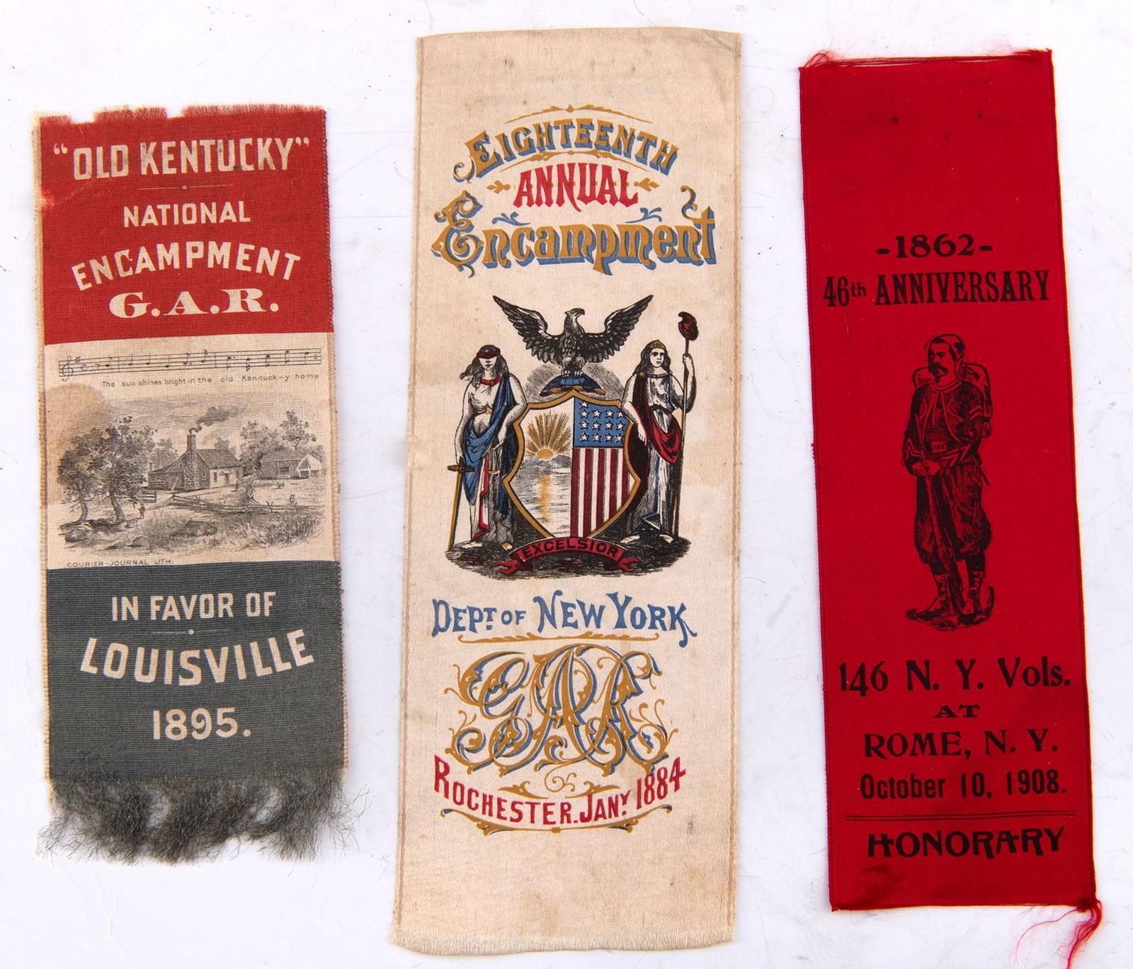 Civil War Veteran and Patriotic Ribbons (1 of 4)