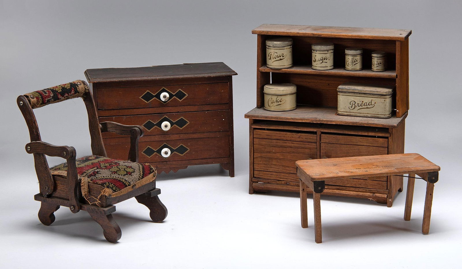 Grouping of Miniature Furniture (1 of 3)