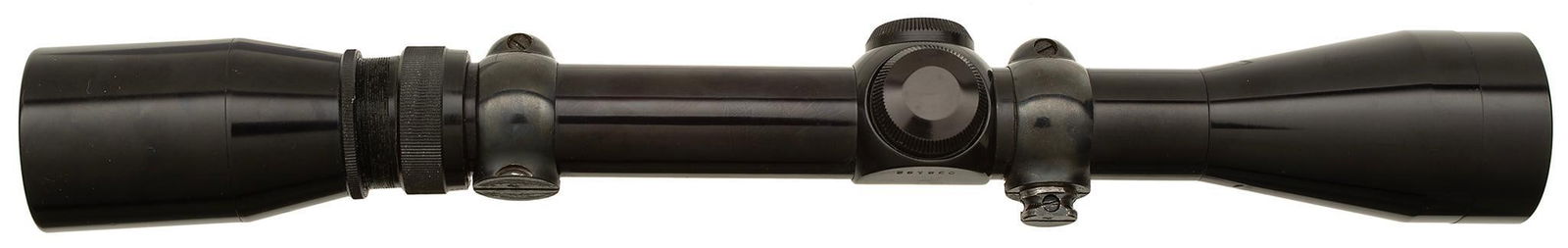 Burris 3X - 9X Scope: 3X - 9X power, with rings. Clear optics, excellent overall condition.